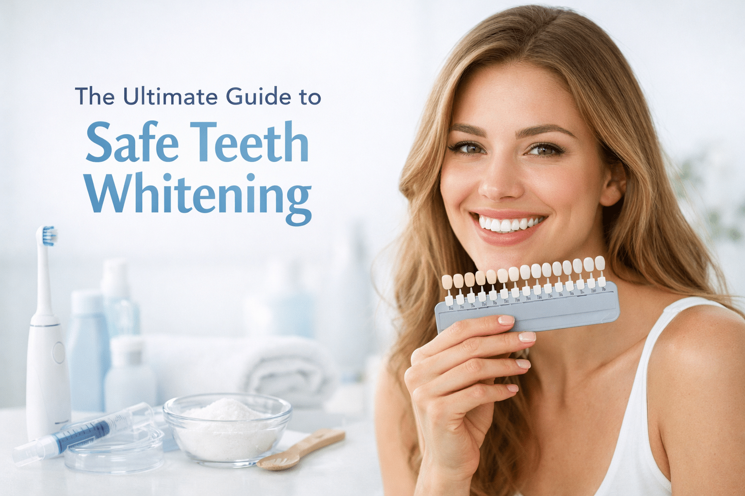 Safe teeth whitening tips and tools