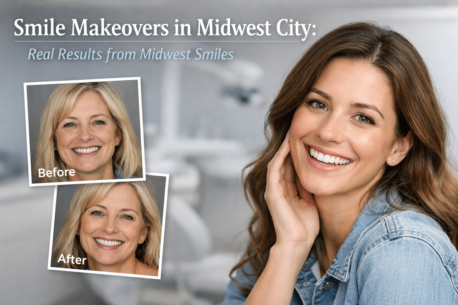 Smile makeover transformation in Midwest City